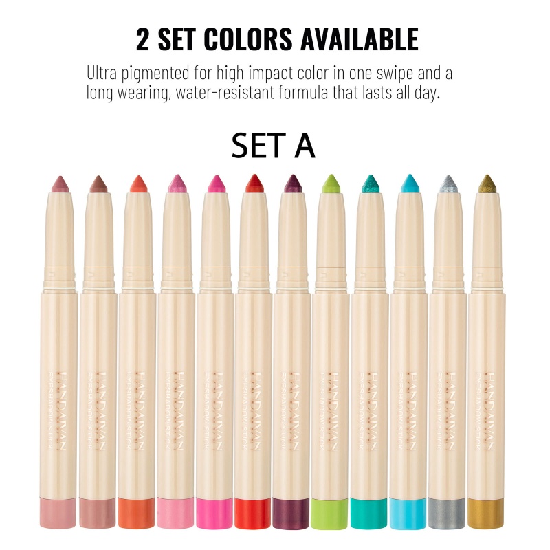 Bảng Phấn Mắt 12 Màu Chống Nước Lâu Trôi Tiện Dụng