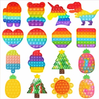 Đồ chơi giải trí thông minh Pop it fidget toy giảm căng thẳng hiệu quả cho người lớn, trẻ em