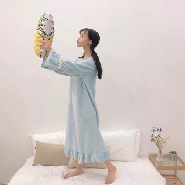 Váy ngủ bông mùa đông. Bông mịn [ ORDER TAOBAO ]