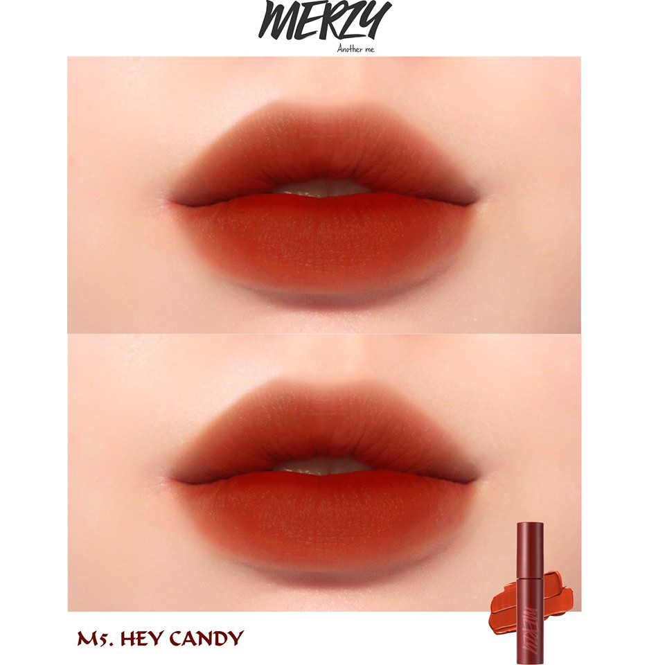 [MỚI VỀ THÊM M5 M6] Son Kem Tint Lì Merzy Bite The Beat Mellow Tint