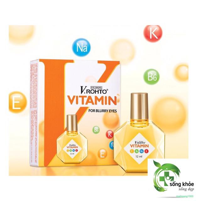 V.ROHTO VITAMIN- bổ sung vitamin cho mắt khoẻ mạnh, cải thiện tình trạng giảm thị lực, mờ mắt