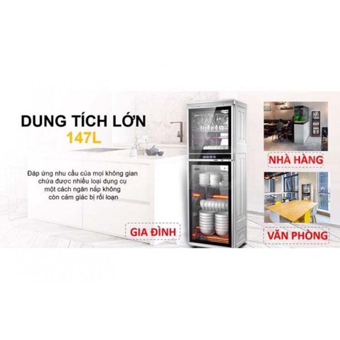 [MIỄN PHÍ GIAO HÀNG] MXV-ZLP200LG501 - MÁY SẤY TIỆT TRÙNG MIDEA MXV-ZLP200LG501