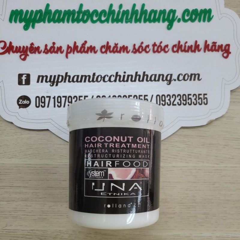 HẤP DẦU TINH CHẤT DỪA (JOJOBA - BƠ) UNA ROLLAND 1000ML