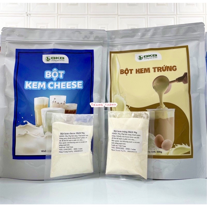 Bột kem cheese, kem trứng BKB 50g