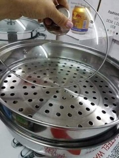 Nồi hấp cao cấp 2 tầng