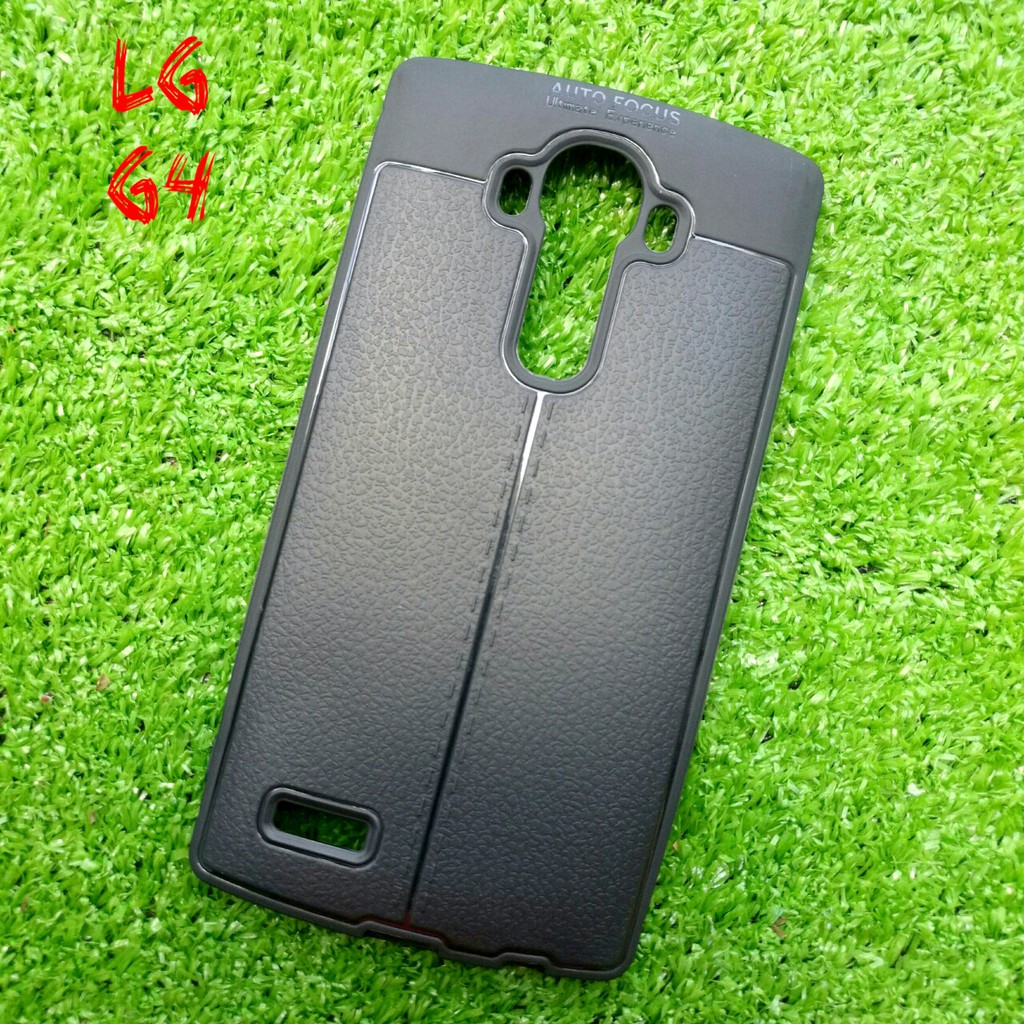 Ốp Lưng LG G4 Dẻo Giả Da Đen Đẹp