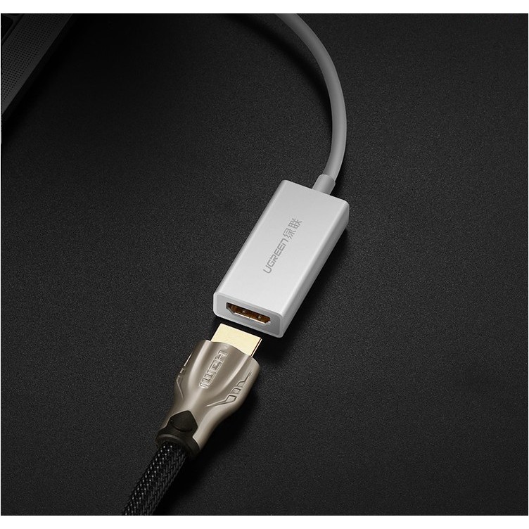 USB Type C to HDMI hỗ trợ 4k*2K, 3D chính hãng Ugreen 40273