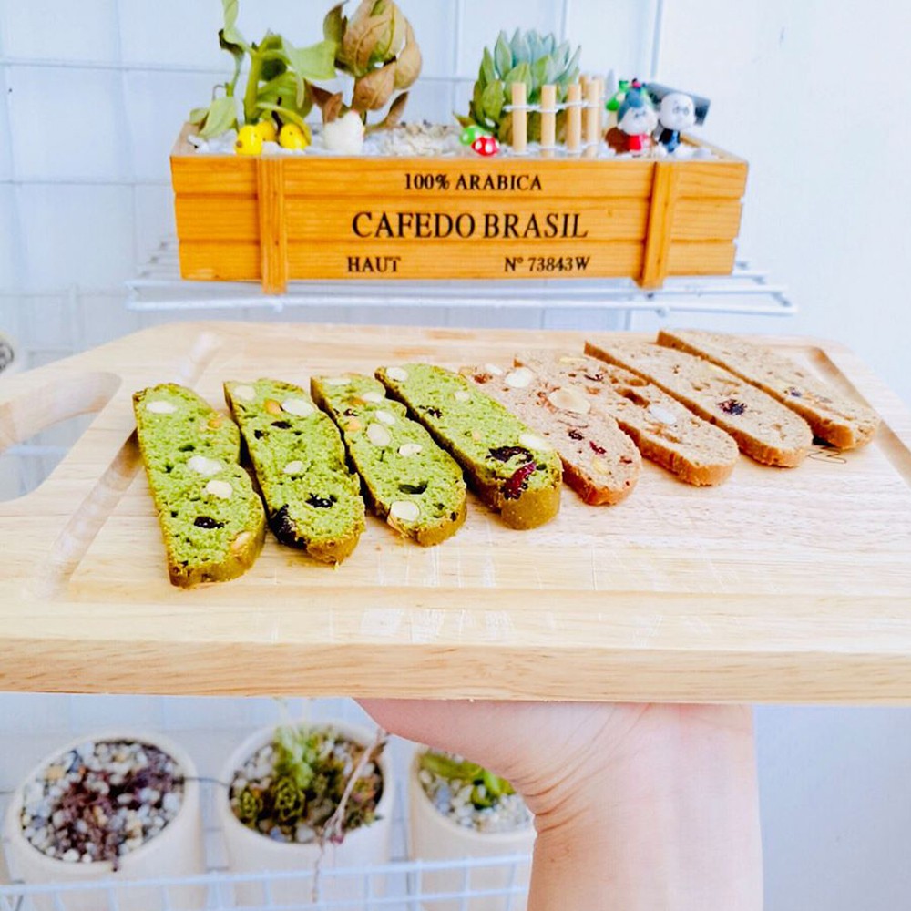 Bánh Biscotti Nguyên Cám Cho Bà Bầu Ăn Vặt Không Sợ Béo