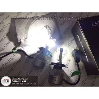 Bóng Pha led C6 3Tim siêu sáng chân H4