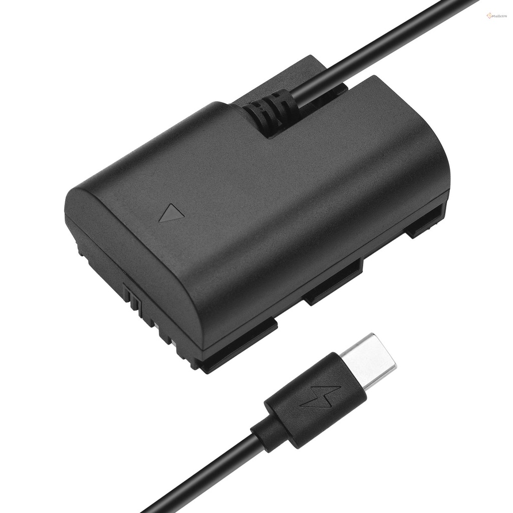 Bộ cấp nguồn Andoer LP-E6 cho pin DR- E6 cắm cổng Type-c cho máy ảnh EOS R R5 R6 90D 80D 70D 60D 60Da 5D Mark II III IV