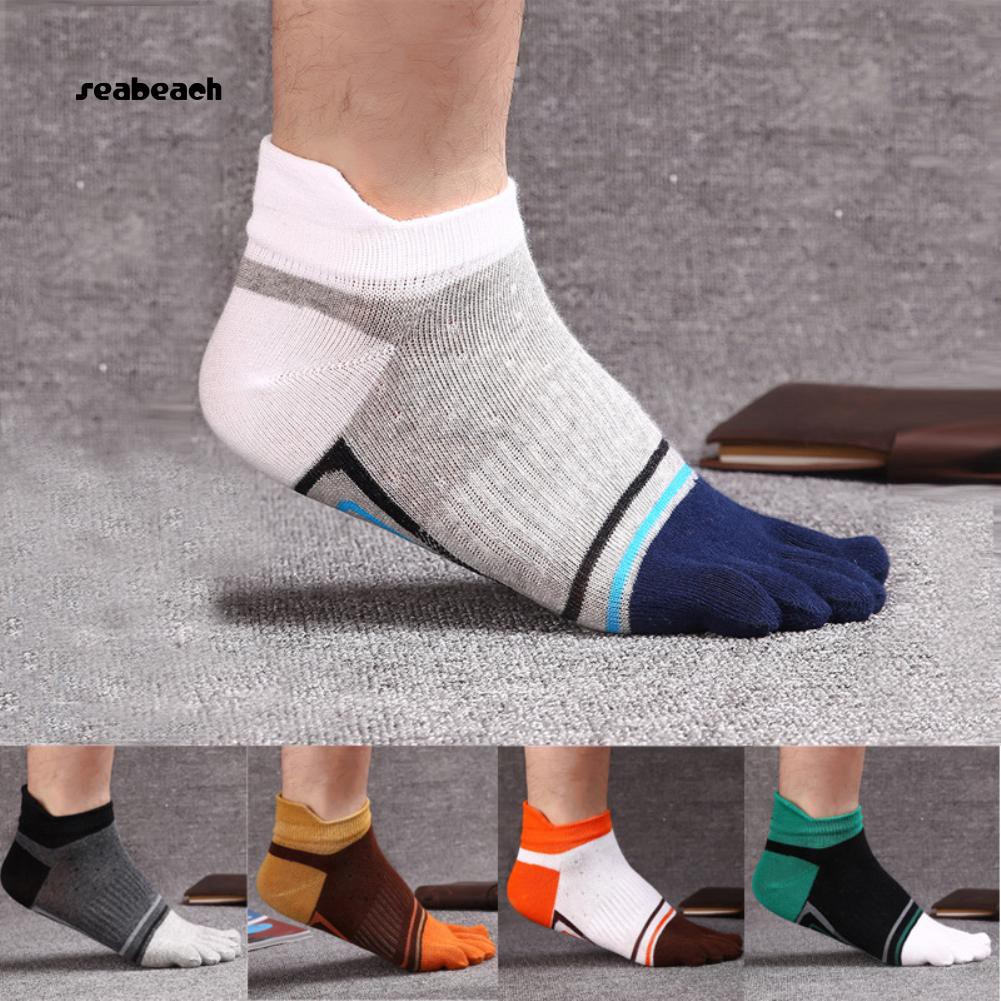 Tất thể thao cotton xỏ 5 ngón thoáng khí cho nam