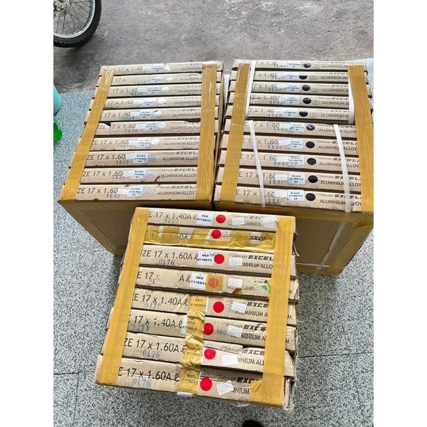 Niềng excel xanh, đỏ, vàng