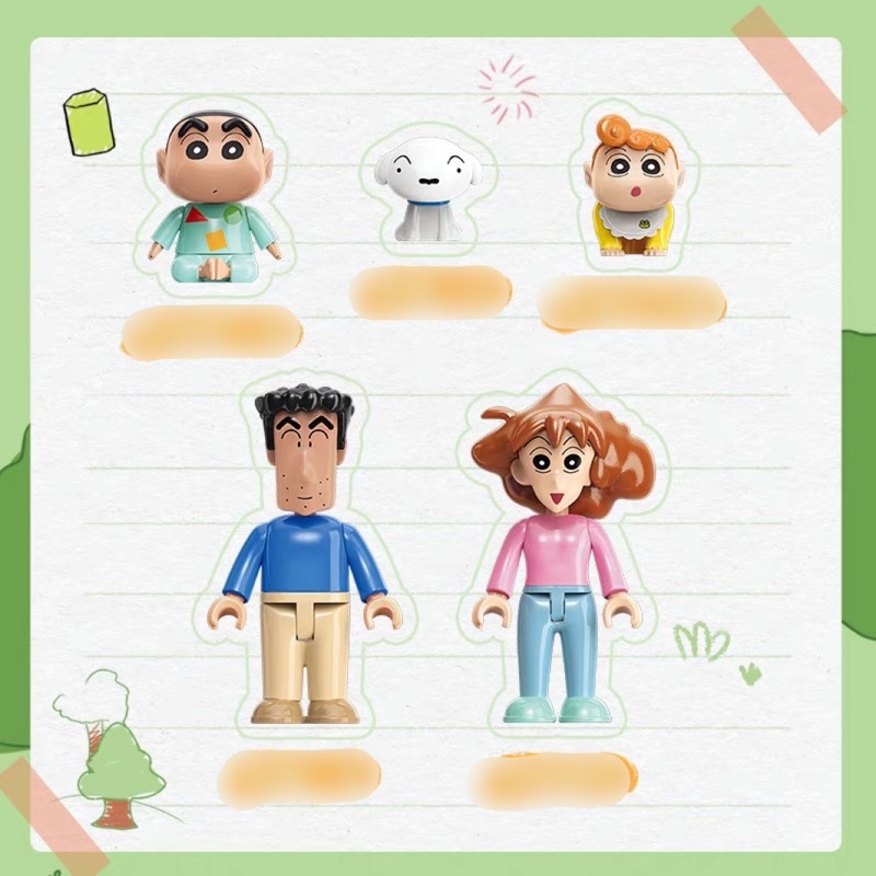 Mô hình lắp ráp gia đình nhà Sin bút chì