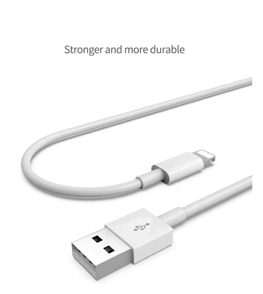 Original Lightning Fast Charging USB Cable Power Adapter for iPhone X XR SE 6S 6 7 8 PLUS 5S 5C 5 iPad mini Air