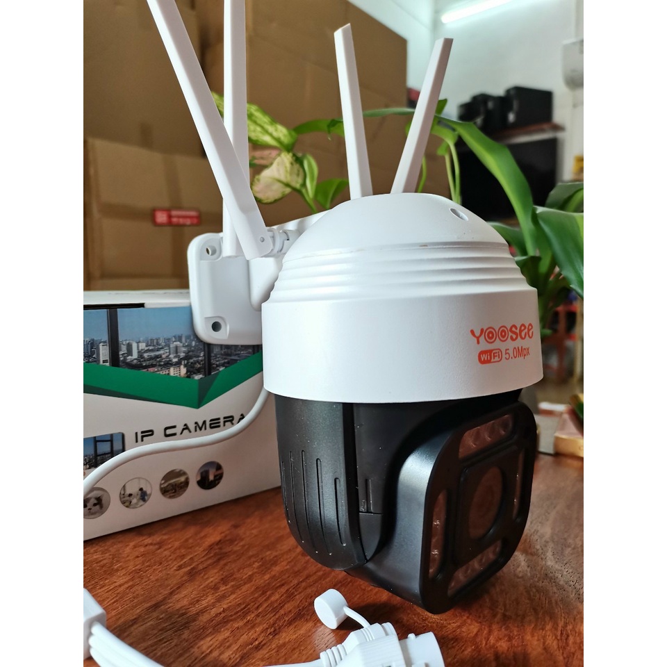 CAMERA PTZ YOOSEE 5.0 MPX 14 LED SIÊU SẮC NÉT, ĐÀM THOẠI 2 CHIỀU, ĐÊM CÓ MÀU, XEM ĐÊM NÉT | BigBuy360 - bigbuy360.vn