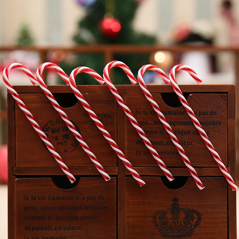 Set 10 phụ kiện trang trí cây thông noel bằng pvc