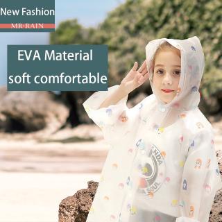 EVA Fashion Children  Raincoats Boy Girl Kid Rain Coat Outdoor Rain Wear
