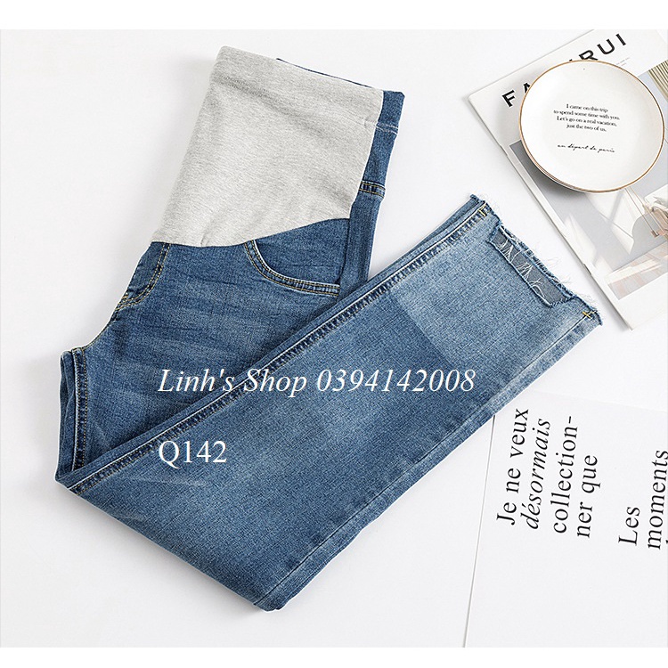Quần Jean Bầu Q142