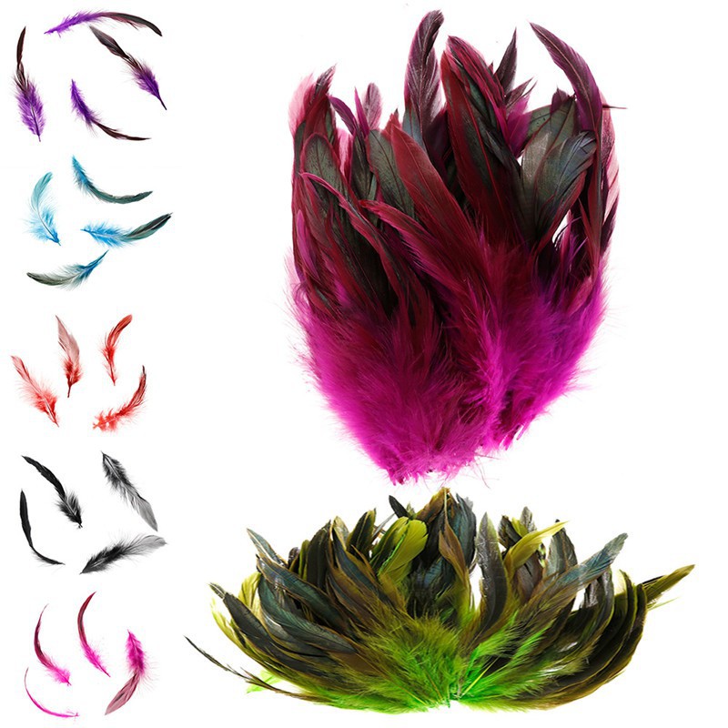 Túi 100 lông vũ trang trí đa năng tiện dụng