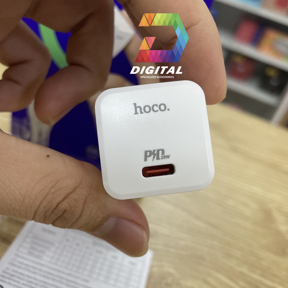 bộ sạc nhanh IP/tablet táo pd 20w hoco nc1