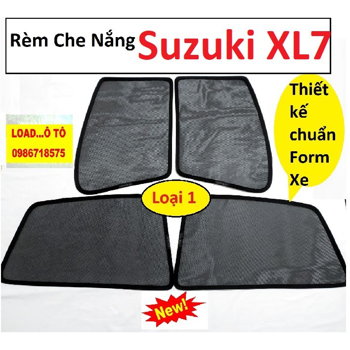 Rèm Che Nắng Suzuki XL7 2022-2019 Load Ô Tô Nam Châm Hít Hàng rèm loại 1