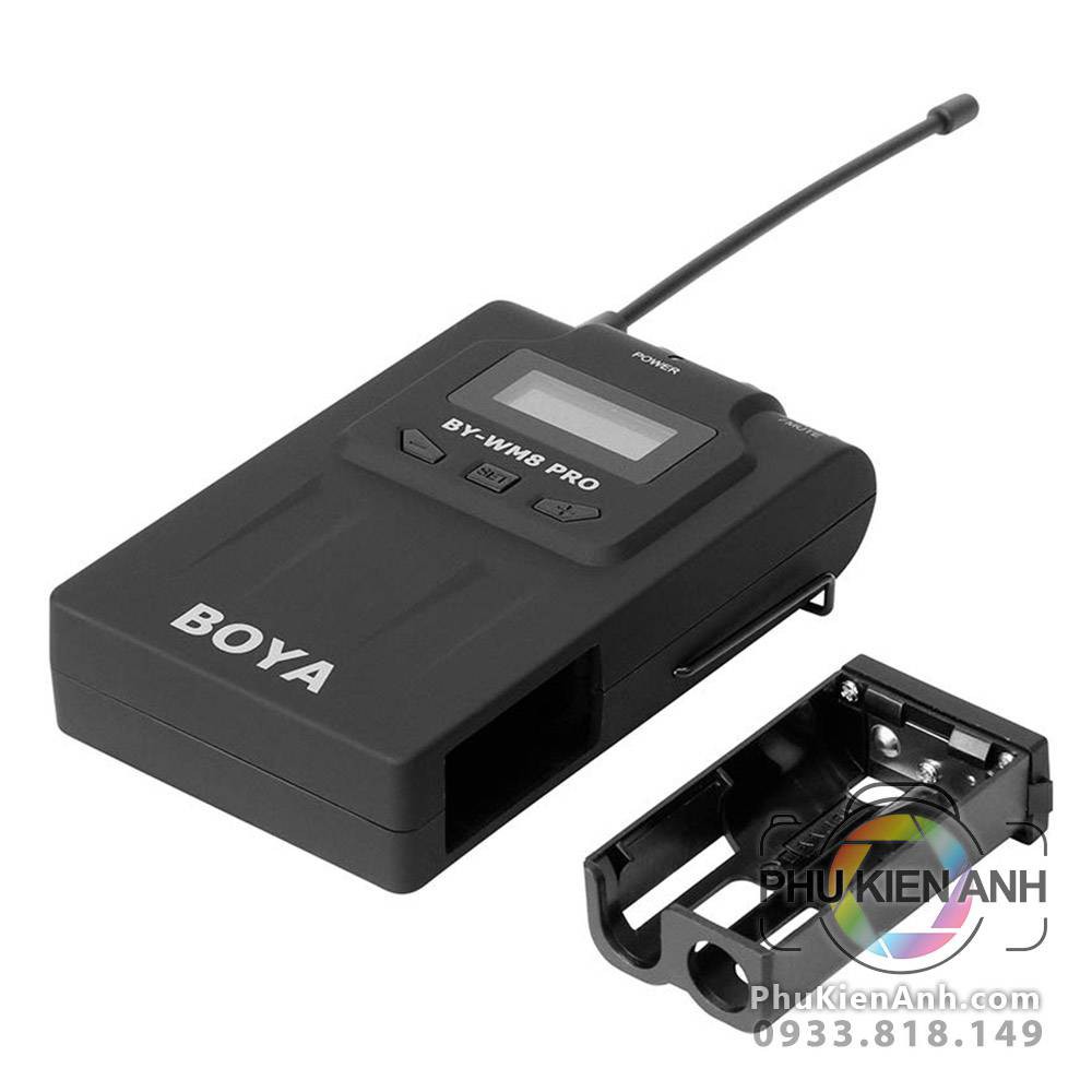 Boya BY-WM8 Pro-K1 micro Wireless UHF thu âm không dây wireless.