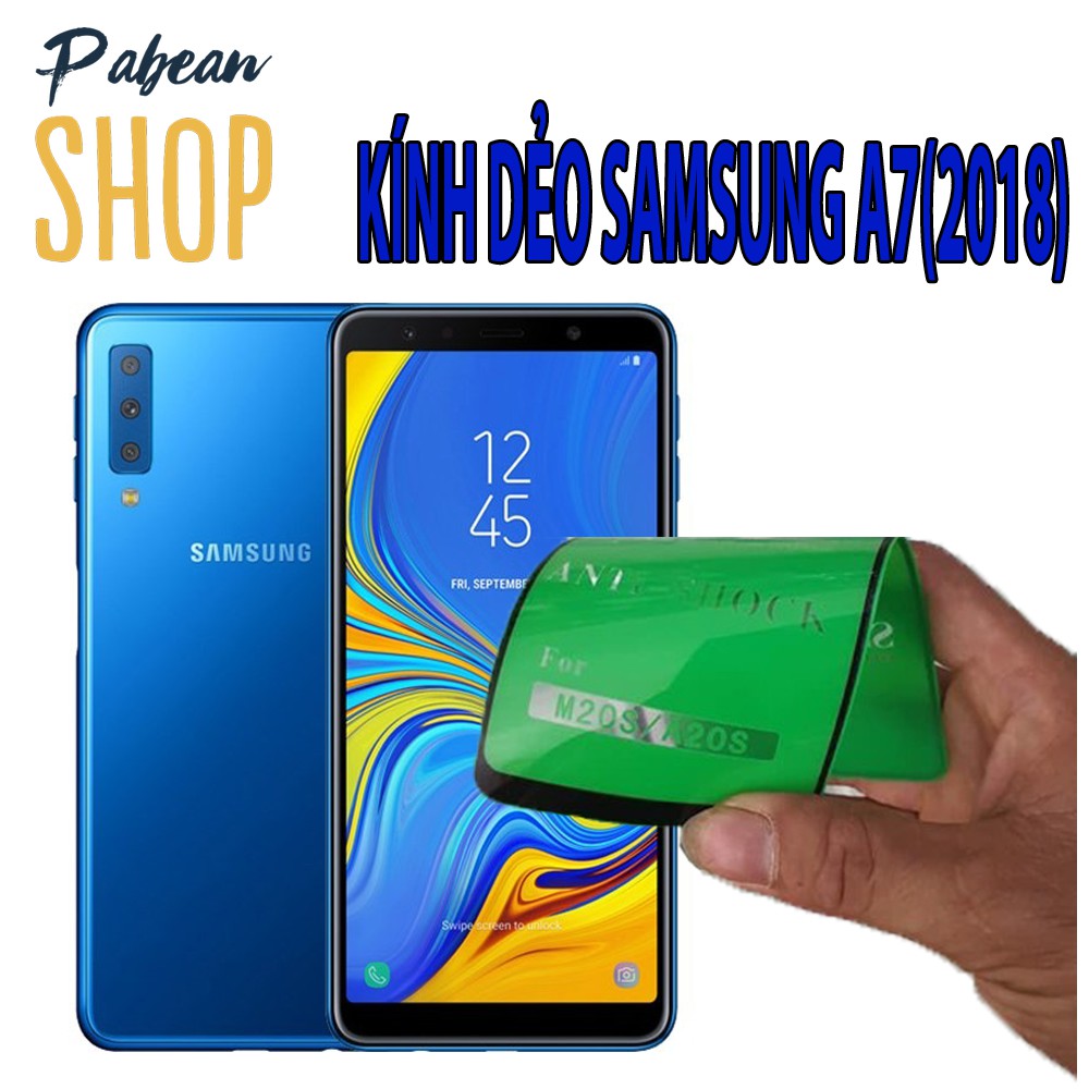Cường lực dẻo Nano FULL MÀN 100D cho SAMSUNG A7(2018)/A750