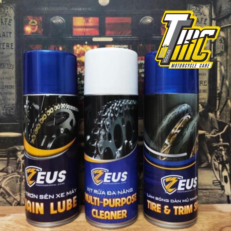 Bộ SP Dưỡng sên, Vệ sinh sên, Bóng vỏ và dàn nhựa ZEUS