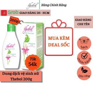 Dung Dịch Vệ Sinh Phụ Nữ Giảm viêm ngứa Hỗ trợ làm sạch dịu nhẹ Thebol 200g