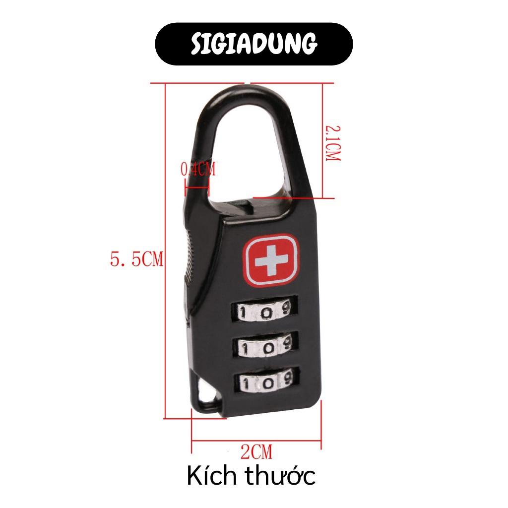 [SGD] Khóa Vali - Khóa Số Du Lịch Mini, Tủ Két, Balo Mã Số Tiện Dụng  3646