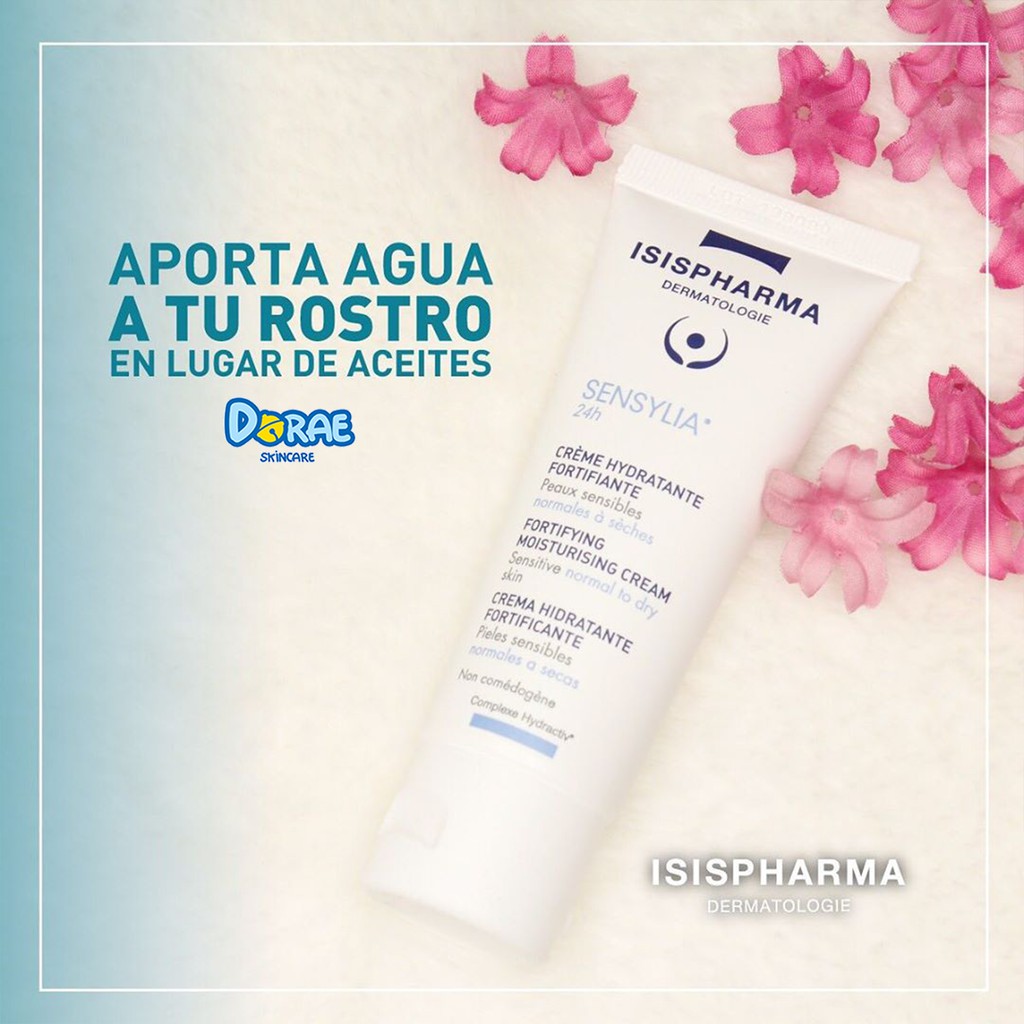 ✅ Kem dưỡng ẩm, làm giảm nóng rát, kích ứng da ISIS Pharma Sensylia 24h
