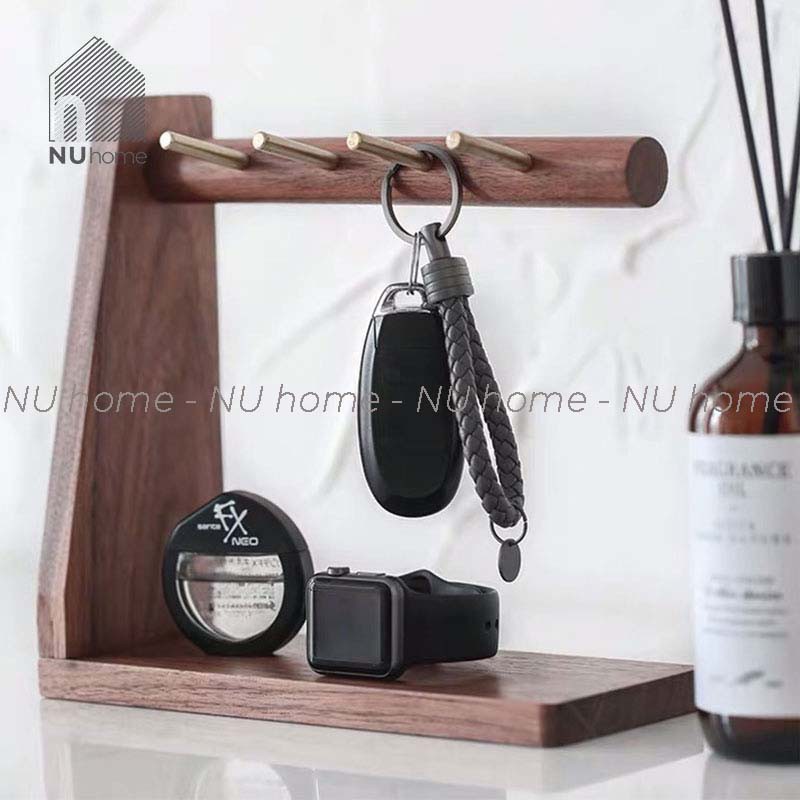 nuhome.vn | Giá gỗ treo chìa khoá phụ kiện để bàn hoặc quầy thanh toán – Riko 🎏FREESHIP🎏 gỗ tự nhiên hoàn toàn