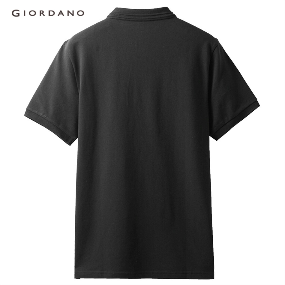 [ Mã 12FASHIONSALE1 giảm 10K đơn 50K ] Áo thun polo GIORDANO 01011388 co giãn thêu hình ếch thời trang cho nam | BigBuy360 - bigbuy360.vn