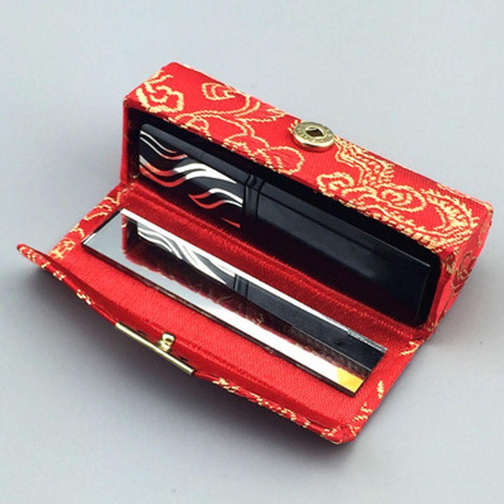 Lloyd Hộp Đựng Son Môi Trang Sức Thời Trang Bằng Lụa Satin Thiết Kế Thời Trang Có Gương Kèm Hộp Đựng Son Môi