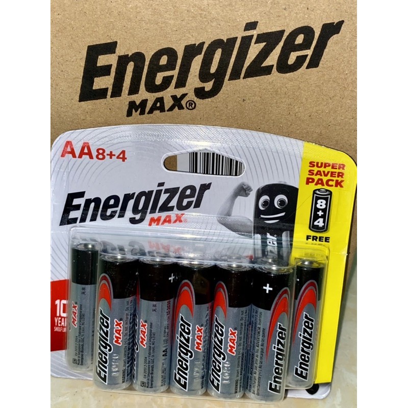 Combo Khuyến Mãi [3-6-12] viên Pin Tiểu AA Energizer Alkaline 1.5V (Nhập Khẩu Singapore)[Chính Hãng 100%]