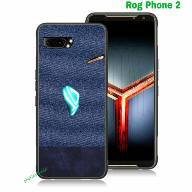 Ốp lưng Asus Rog Phone 2 / Rog Phone 5 chống sốc Vải Da thời trang cao cấp