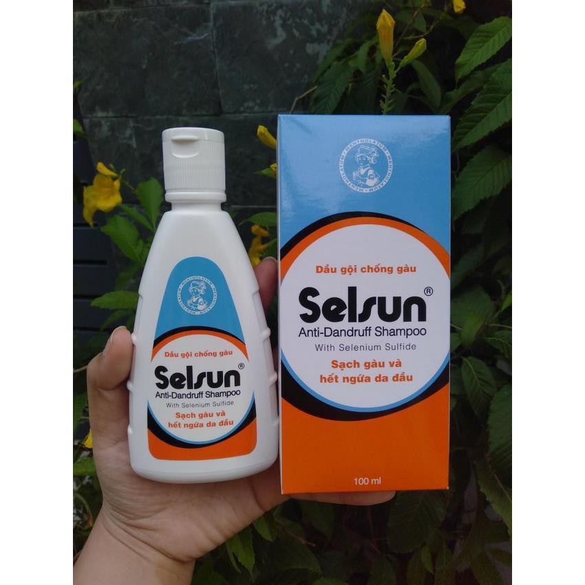Dầu gội, dầu xả ngăn ngừa gàu và ngứa da đầu Selsun anti – dandruff shampoo 50ml - 100ml chính hãng