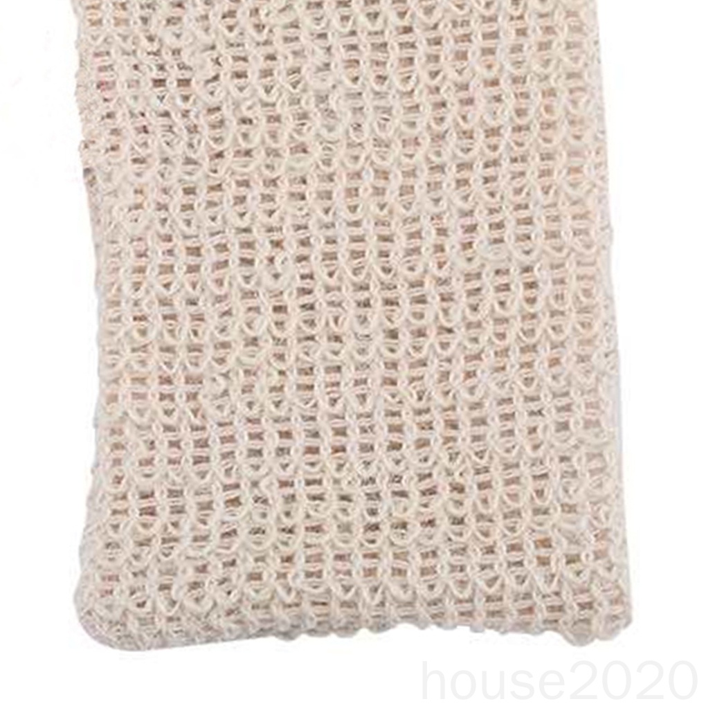 Túi lưới đựng xà phòng bằng vải lanh giúp mát xa tẩy tế bào chết cho da