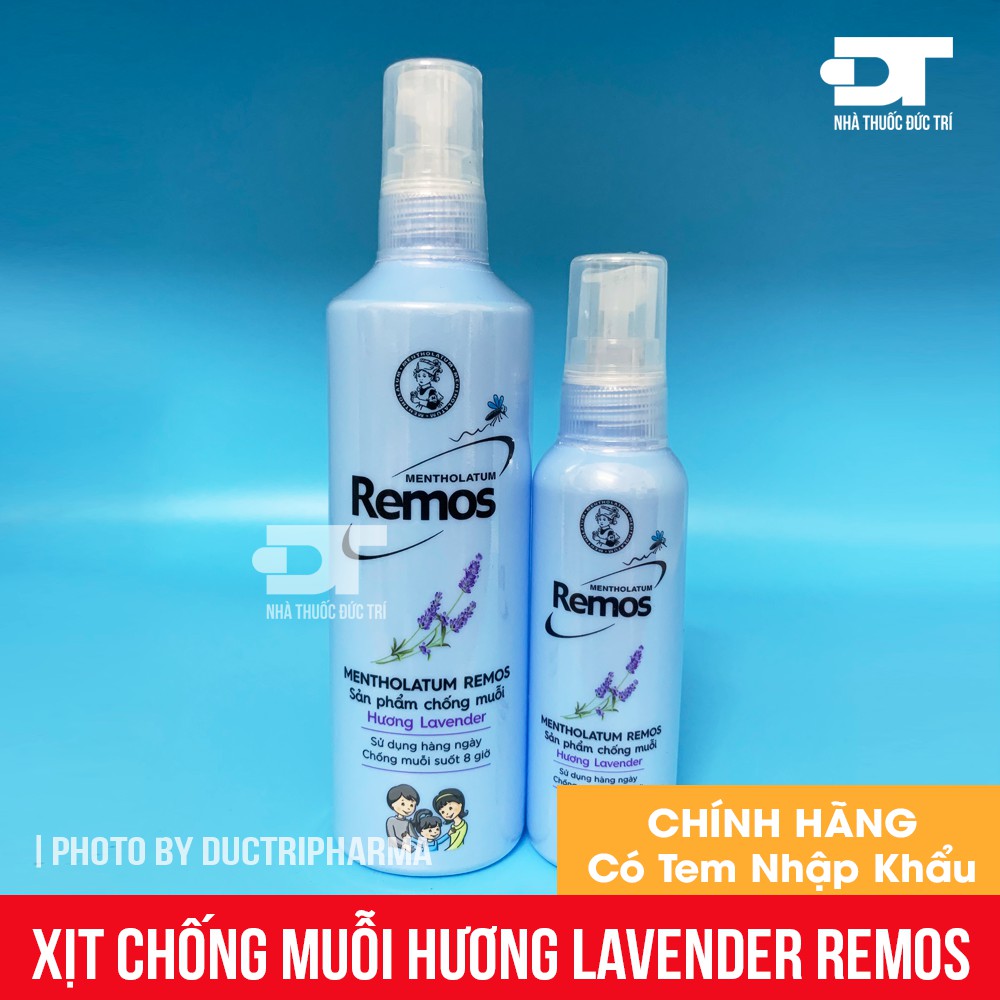 [CHÍNH HÃNG] Xịt chống muỗi Remos Hương Lavender