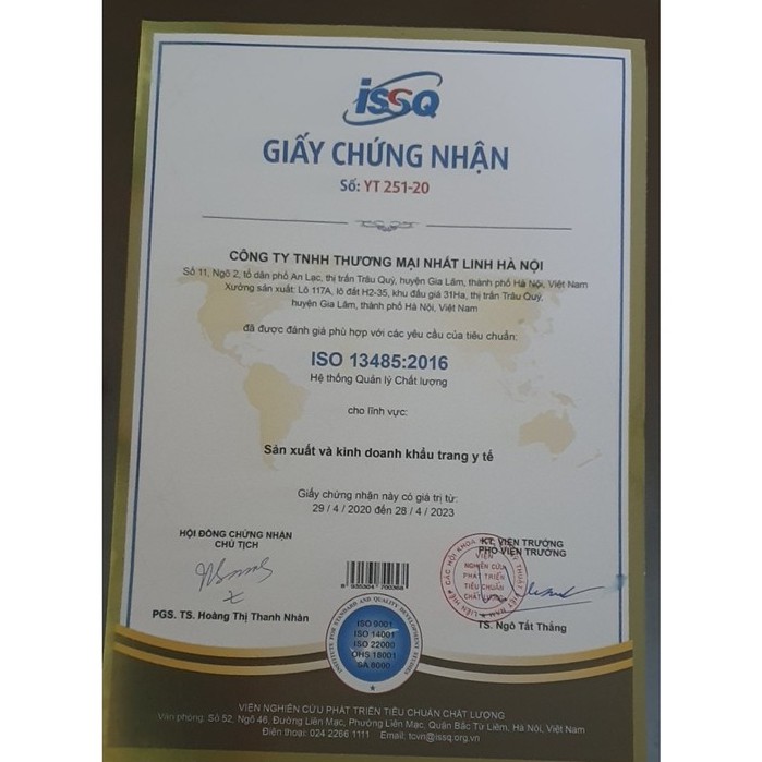 Khẩu Trang Y Tế AMI màuTrắng, 4 Lớp,(1 Hộp 50 Chiếc)1trắng4L