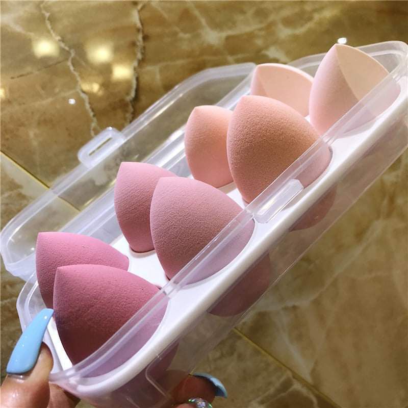 Bộ 8 Miếng Bông Trứng Tán Kem Nền Mịn Sịn Siêu Xinh