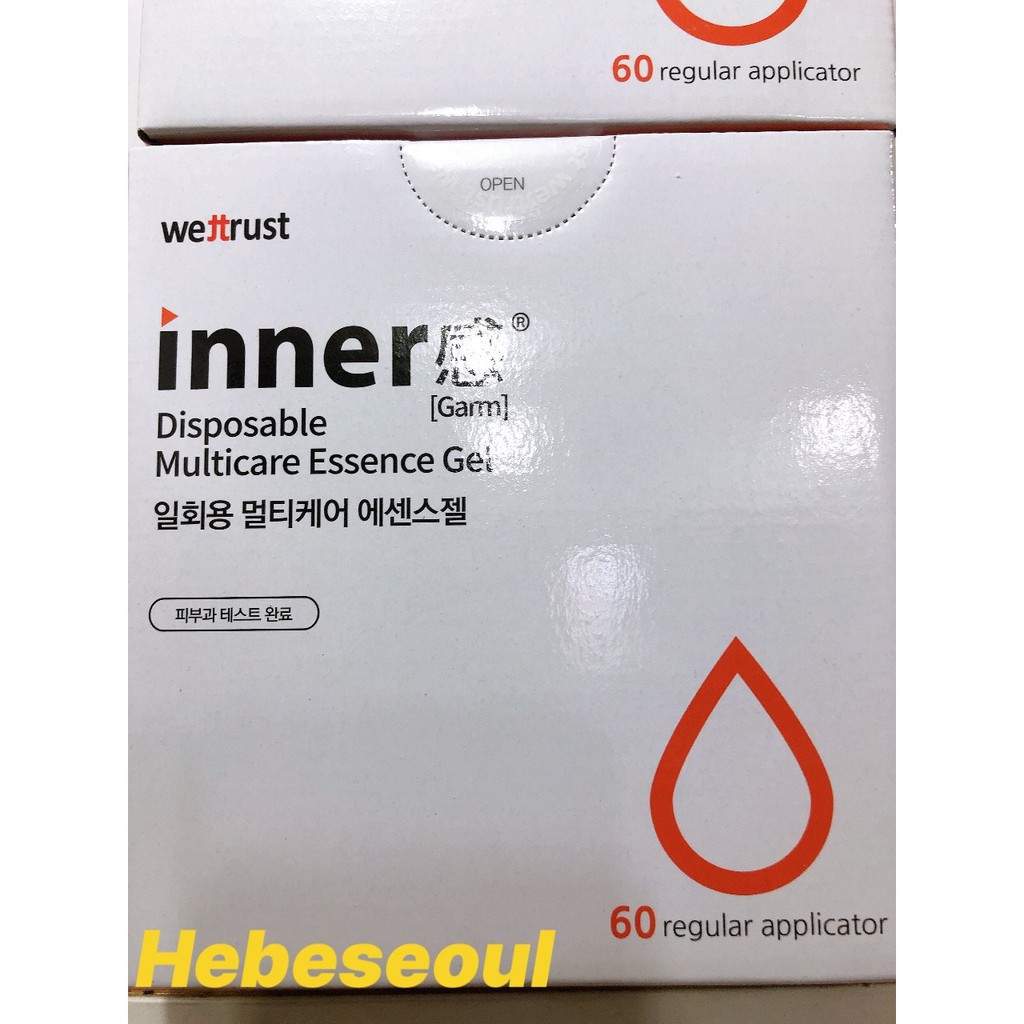 Hộp Gel Inner Vệ Sinh Phụ Nữ 30-60 ống