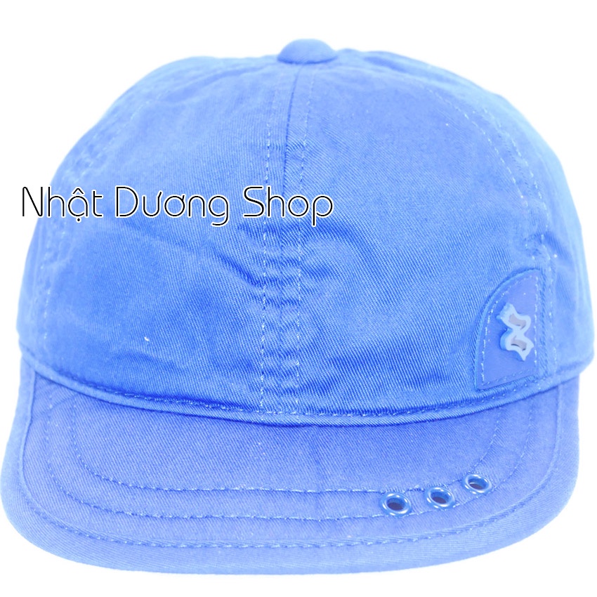 Nón kết mỏ mềm trẻ em từ 1-3 tuổi logo 7 đóng 3 sò ở kết và sò to ở hông - Chất liệu vải Kaki xịn sò oát mềm, sang trọng