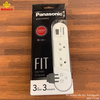 Ổ cắm điện 3 lỗ Panasonic