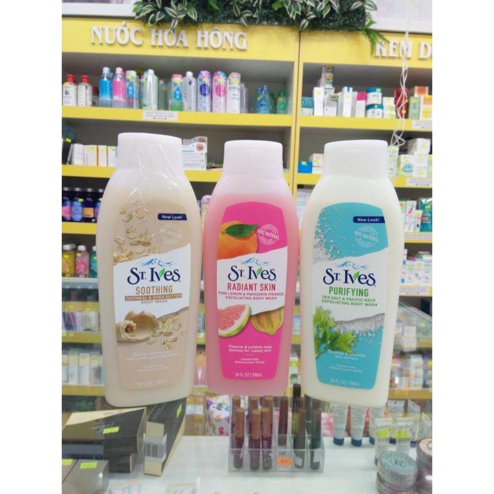 Sữa tắm St.Ives mẫu mới 709ml ( mùi yến mạch và bơ ) | BigBuy360 - bigbuy360.vn