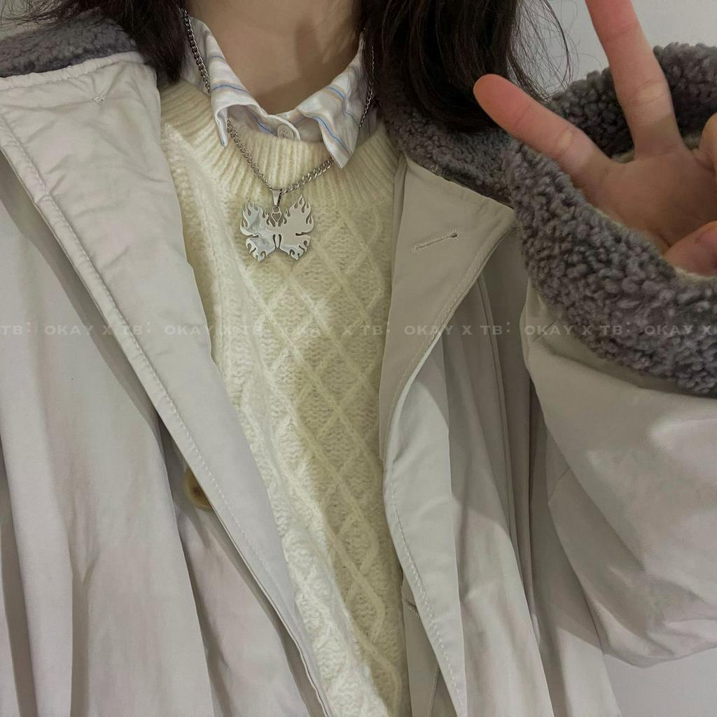 vòng cổ Mặt Hình Bươm Bướm Dễ Thương Cho Nữ