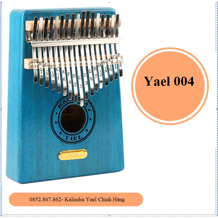 Đàn kalimba 17 phím YAEL -Cao cấp đủ phụ kiện âm vang phím chuẩn đủ mẫu YAEL0215-IM20