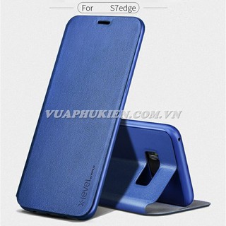 Bao da cho samsung galaxy s6, s6 edge, s6 edge plus, s7, s7 edge hãng fibcolor pipilu x-level hongkong lưng silicone