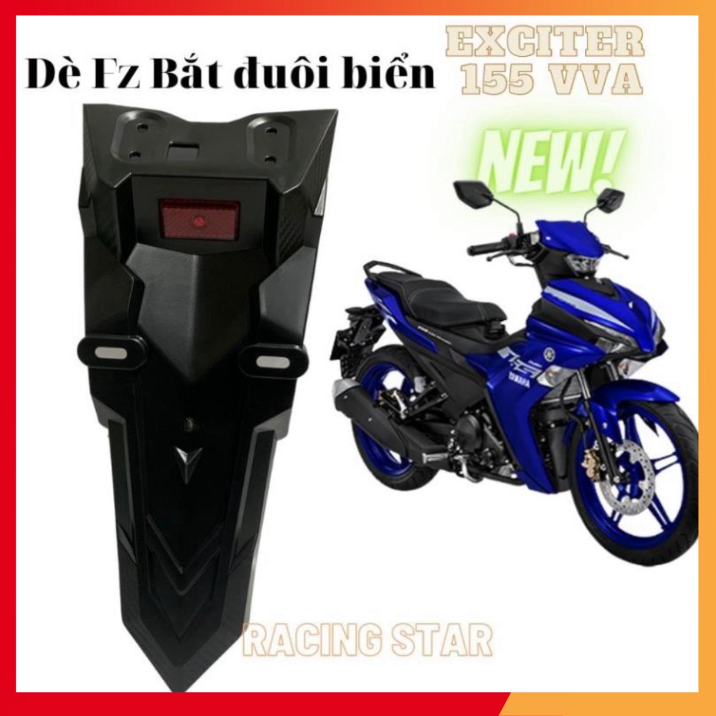 Dè FZ Cho Exciter 155 vva, Exciter 2021 Kiểu Raycing Star (Ảnh sp thật)