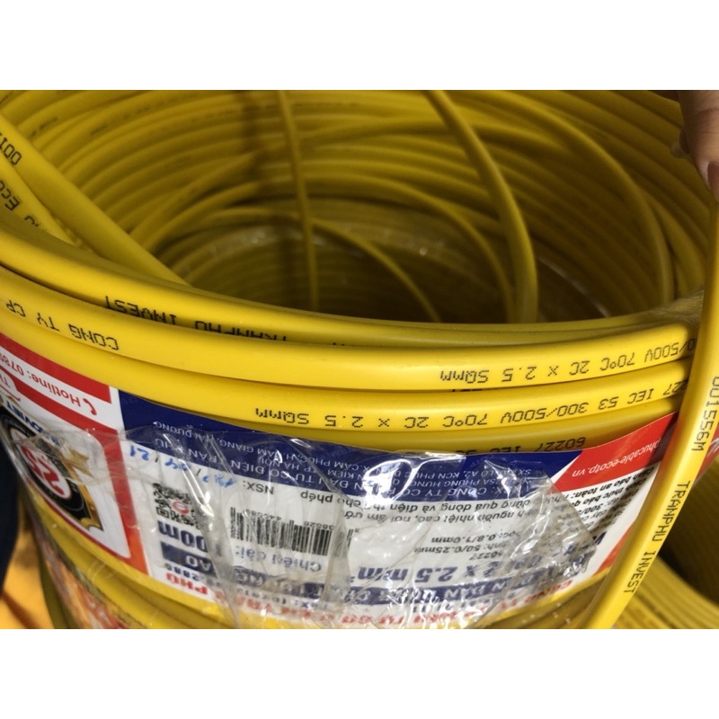 Dây điện Trần Phú 1,5 và 2,5